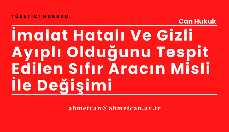 malat Hatal Ve Gizli Aypl Olduunu Tespit Edilen Sfr Aracn Misli le Deiimi