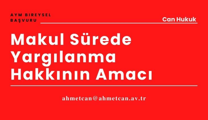 Makul Srede Yarglanma Hakknn Amac