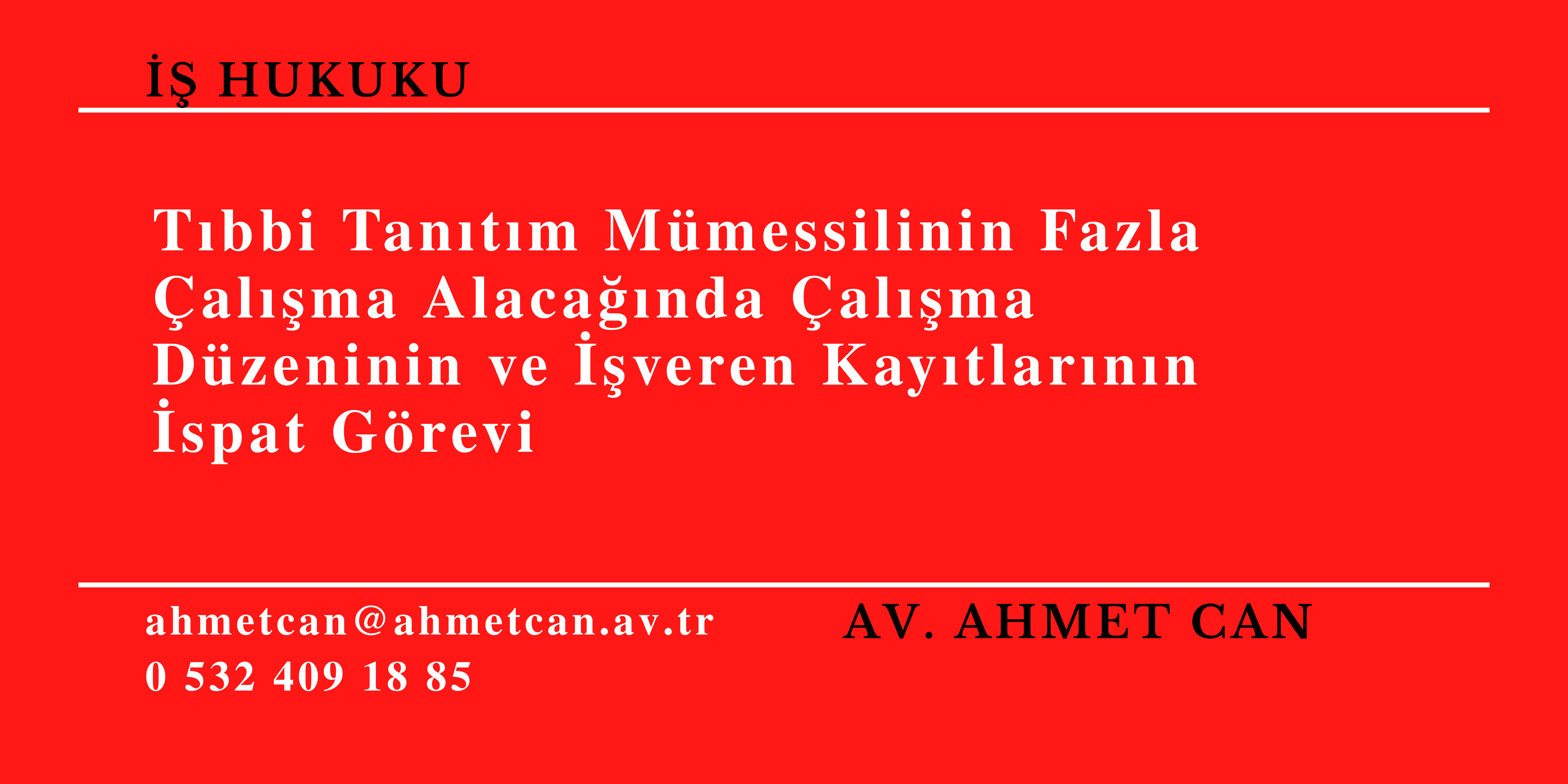 T�bbi Tan�t�m M�messilinin Fazla �al��ma Alaca��nda �al��ma D�zeninin ve ��veren Kay�tlar�n�n �spat G�revi